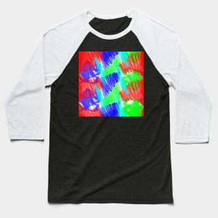 Watercolor splatter pattern, brush strokes Baseball T-Shirt